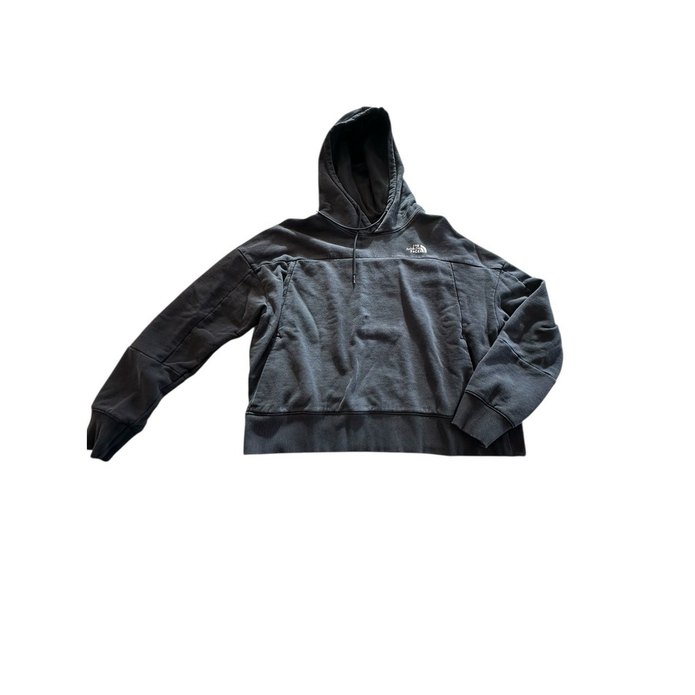 The North Face Black Full Zipper Hooded Sweatshirt Hoodie Womens Size Medium